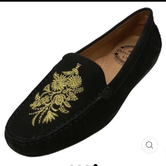 Drivers Club USA Nashville Black Nobuck Loafers - Picture 7 of 7